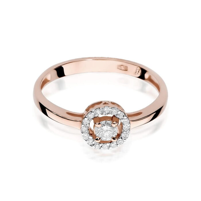 Inel Aur 14K cu Diamant 0.20 ct - Imagine 9
