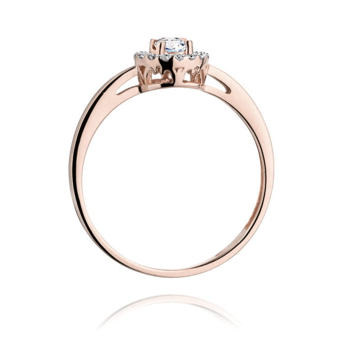 Inel Aur 14K cu Diamant 0.20 ct - Imagine 10