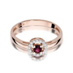 Inel Aur 14K cu Rubin 0.15 ct - Imagine 9
