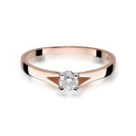 Inel Aur 14K cu Diamant 0.20 ct - Imagine 9