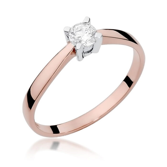 Inel Aur 14K cu Diamant 0.20 ct - Imagine 8
