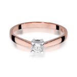 Inel Aur 14K cu Diamant 0.20 ct - Imagine 9