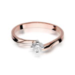 Inel Aur 14K cu Diamant 0.20 ct - Imagine 9