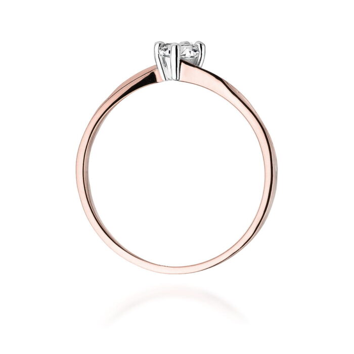 Inel Aur 14K cu Diamant 0.20 ct - Imagine 10