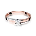 Inel Aur 14K cu Diamant 0.12 ct - Imagine 9