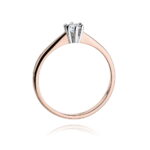 Inel Aur 14K cu Diamant 0.15 ct - Imagine 10