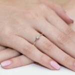Inel Aur 14K cu Diamant 0.15 ct - Imagine 11