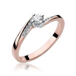 Inel Aur 14K cu Diamant 0.19 ct - Imagine 8