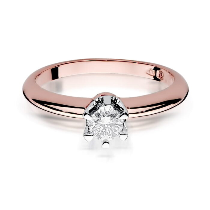Inel Aur 14K cu Diamant 0.30 ct - Imagine 9
