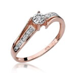 Inel Aur 14K cu Diamant 0.10 ct - Imagine 7