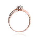 Inel Aur 14K cu Diamant 0.10 ct - Imagine 9