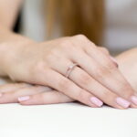 Inel Aur 14K cu Diamant 0.10 ct - Imagine 10