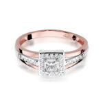 Inel Aur 14K cu Diamante 0.29 ct - Imagine 9