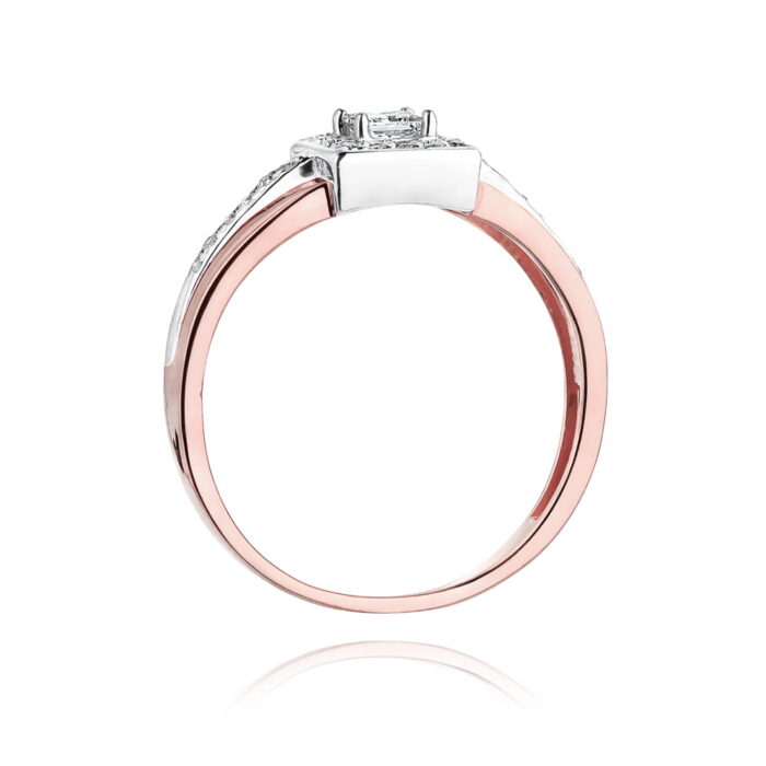 Inel Aur 14K cu Diamante 0.29 ct - Imagine 10