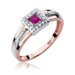 Inel Aur 14K cu Rubin 0.20 ct - Imagine 8