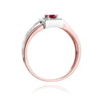 Inel Aur 14K cu Rubin 0.20 ct - Imagine 10