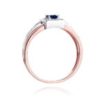 Inel Aur 14K cu Safir 0.20 ct - Imagine 10