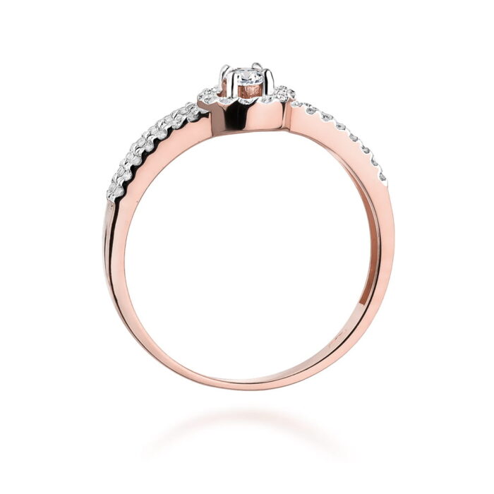 Inel Aur 14K cu Diamant 0.31 ct - Imagine 10