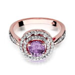 Inel Aur 14K cu Ametist 0.90 ct - Imagine 9