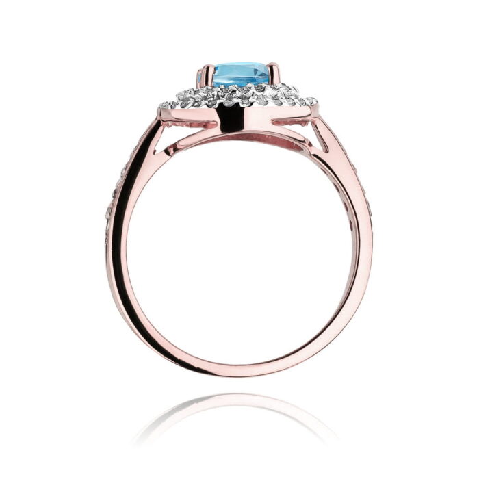 Inel Aur 14K cu Topaz 0.80 ct - Imagine 10