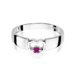 Inel Aur 14K W276 Safir Roz 0.04ct - Imagine 10