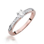 Inel Aur 14K cu Diamant 0.28 ct - Imagine 8