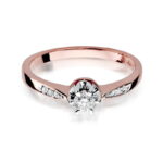 Inel Aur 14K cu Diamant 0.25 ct - Imagine 9