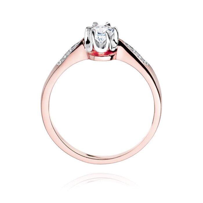 Inel Aur 14K cu Diamant 0.25 ct - Imagine 10