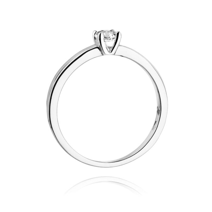 Inel Aur 14K W292 Diamant 0.15ct - Imagine 11