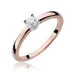 Inel Aur 14K W292 Diamant 0.15ct - Imagine 5