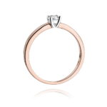 Inel Aur 14K W292 Diamant 0.15ct - Imagine 7