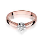 Inel Aur 14K cu Diamant 0.20 ct - Imagine 9