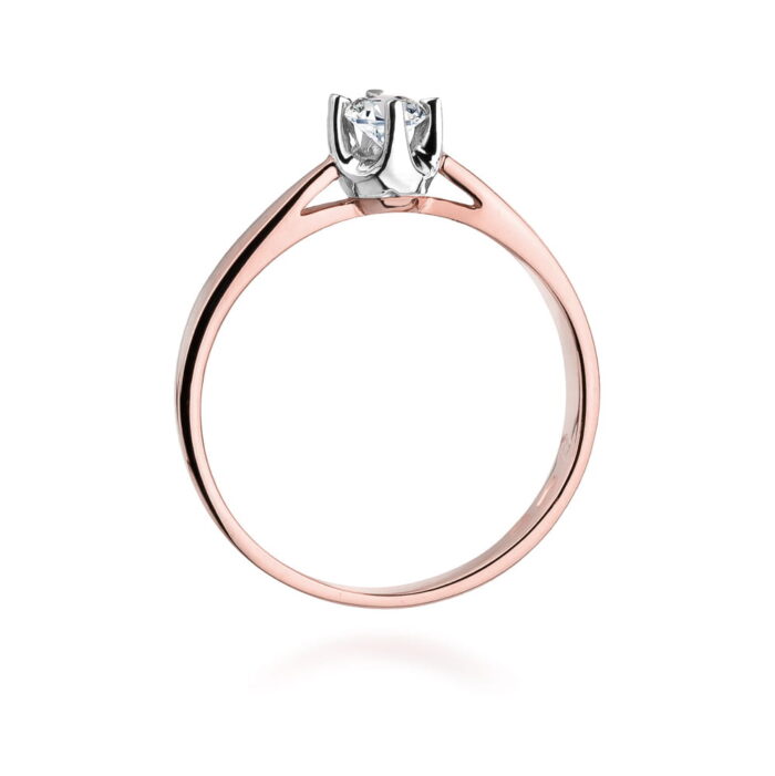 Inel Aur 14K cu Diamant 0.20 ct - Imagine 10