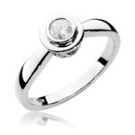 Inel Aur 14k cu Diamant 0.30 ct - Imagine 9