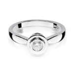 Inel Aur 14k cu Diamant 0.30 ct - Imagine 10