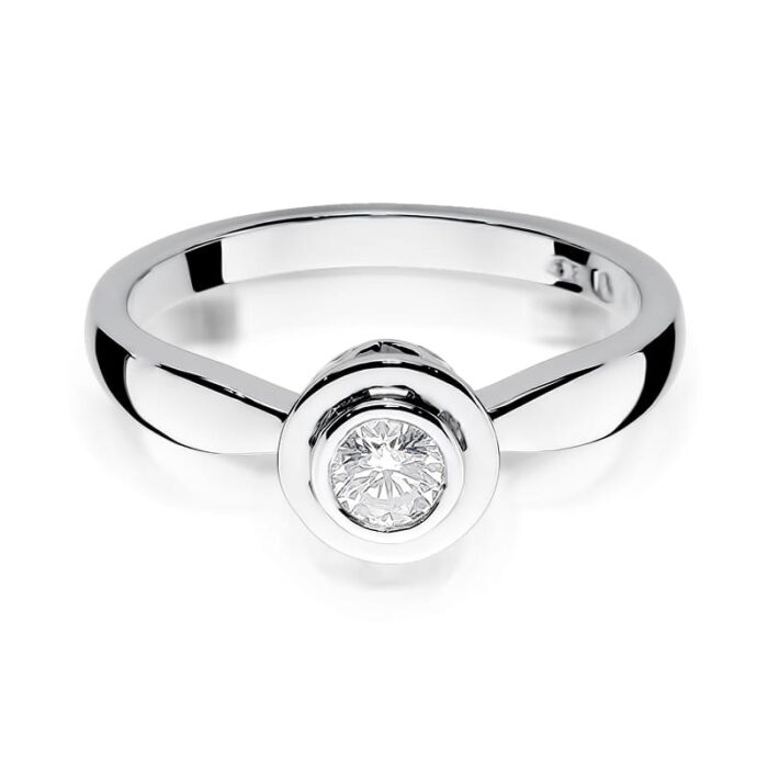Inel Aur 14k cu Diamant 0.30 ct - Imagine 10