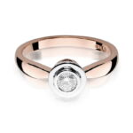 Inel Aur 14k cu Diamant 0.30 ct - Imagine 6