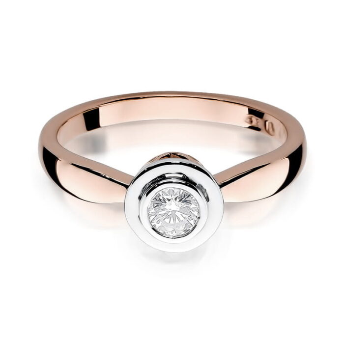 Inel Aur 14k cu Diamant 0.30 ct - Imagine 6