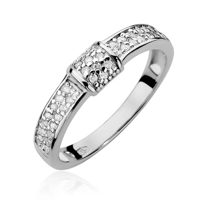 Inel Aur 14K W297 Diamante 0.19ct - Imagine 9
