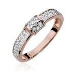 Inel Aur 14K W297 Diamante 0.19ct - Imagine 5