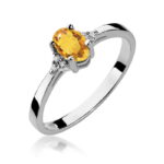 Inel Aur 14K W301 Citrin 0.60ct - Imagine 9