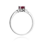 Inel Aur 14K W301 Rodolit 0.50ct - Imagine 11