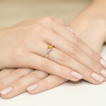 Inel Aur 14K W301 Citrin 0.60ct - Imagine 8
