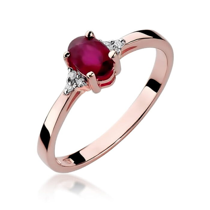 Inel Aur 14K cu Rubin 0.60 ct - Imagine 8