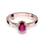 Inel Aur 14K cu Rubin 0.60 ct - Imagine 9