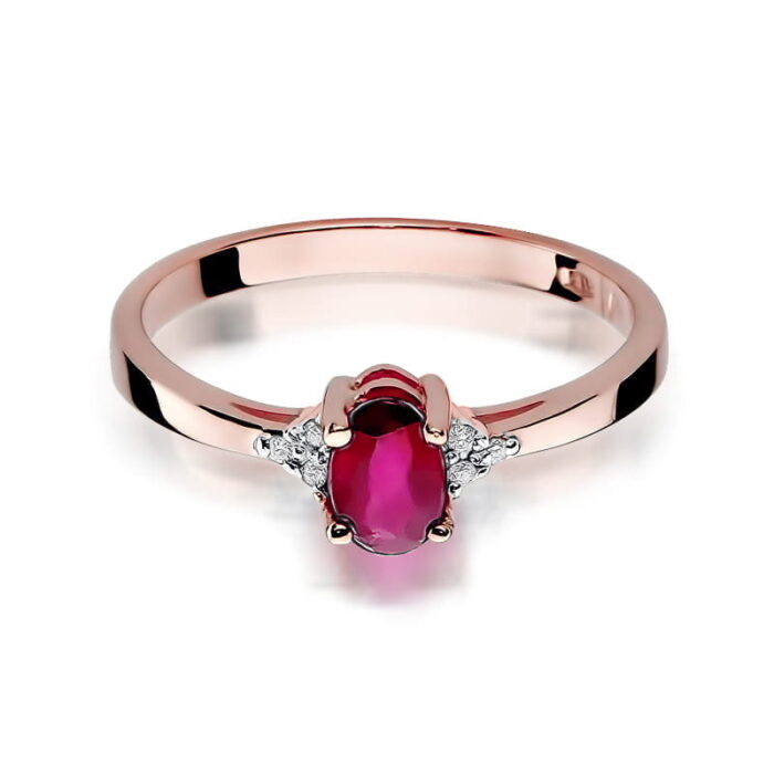 Inel Aur 14K cu Rubin 0.60 ct - Imagine 9