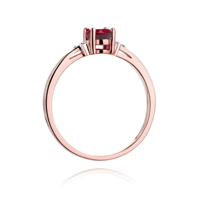 Inel Aur 14K cu Rubin 0.60 ct - Imagine 10