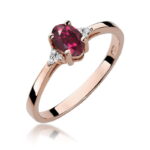 Inel Aur 14K W301 Rodolit 0.50ct - Imagine 5