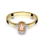 Inel Aur 14K W301 Morganit 0.40ct - Imagine 2