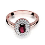 Inel Aur 14k cu Rubin 0.60 ct - Imagine 9